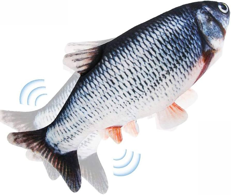 Tocirelo Cat Toys Flopping Fish with Catnip, Moving Cat Toy Interactive for Indoor Cats, Kitten K... | Amazon (US)