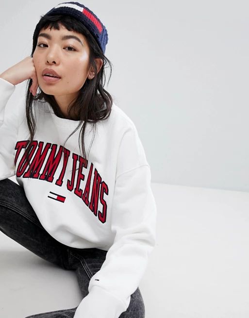 Tommy Jeans - Sweat-shirt style universitaire | Asos FR