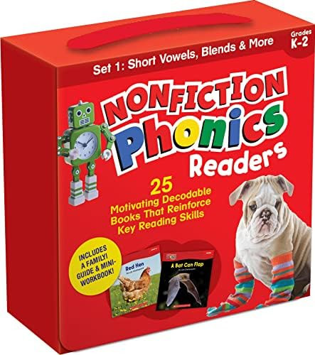 Nonfiction Phonics Readers SET 1: Short Vowels, Blends & More (Single-Copy Set)      Paperback ... | Amazon (US)