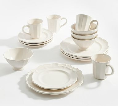 Heirloom Stoneware 16-Piece Dinnerware Set | Pottery Barn (US)