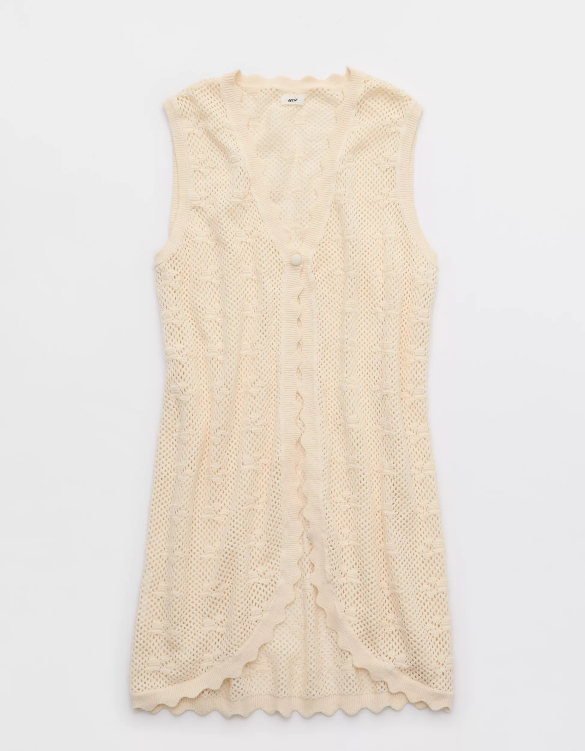 Aerie Scallop Crochet Coverup | Aerie