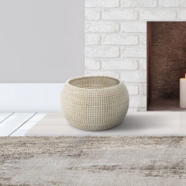 Coos Bay Natural Seagrass Basket | Wayfair North America