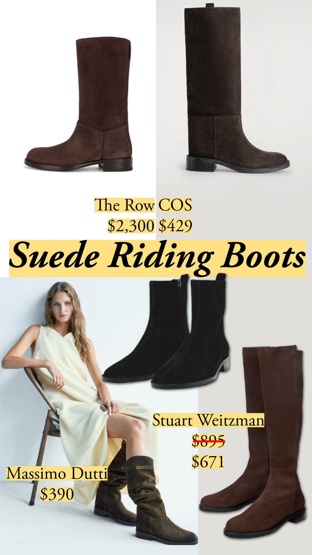 Suede Riding Boots | M.Gemi | Aeyde | Margaux | Madewell | Mango | Sale alert | Styletips 👢
 

 #LTKGiftGuide #LTKgrwm #LTKSaleAlert