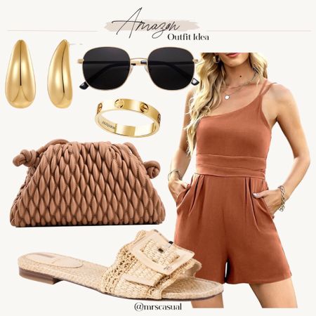 Cutest Amazon romper summer vacation outfit idea

#LTKfindsunder50 #LTKSeasonal #LTKstyletip