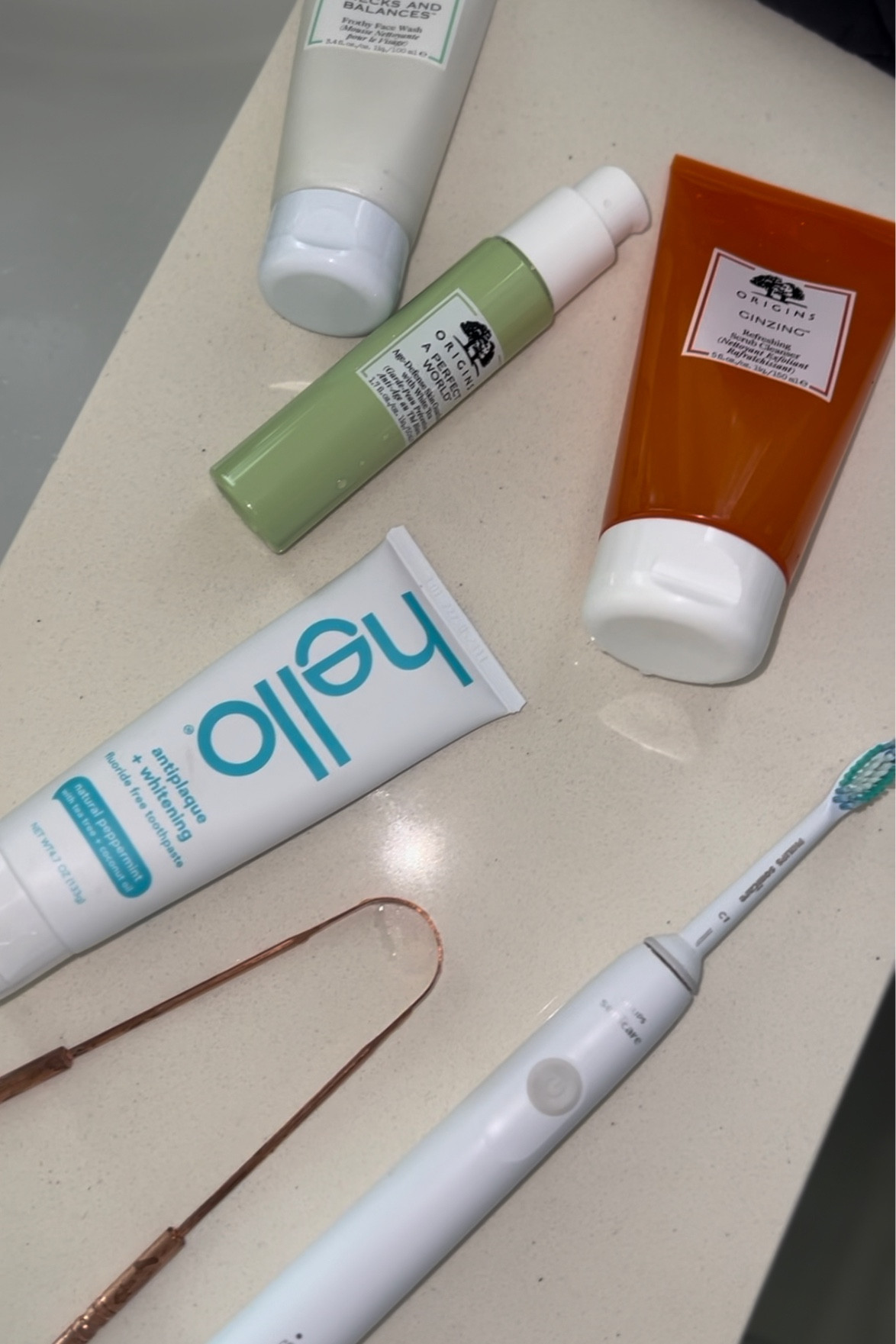 Morning Essentials🌿✨

Dash wash, toothpaste, tongue scrapper 

#LTKunder50 #LTKFind #LTKbeauty