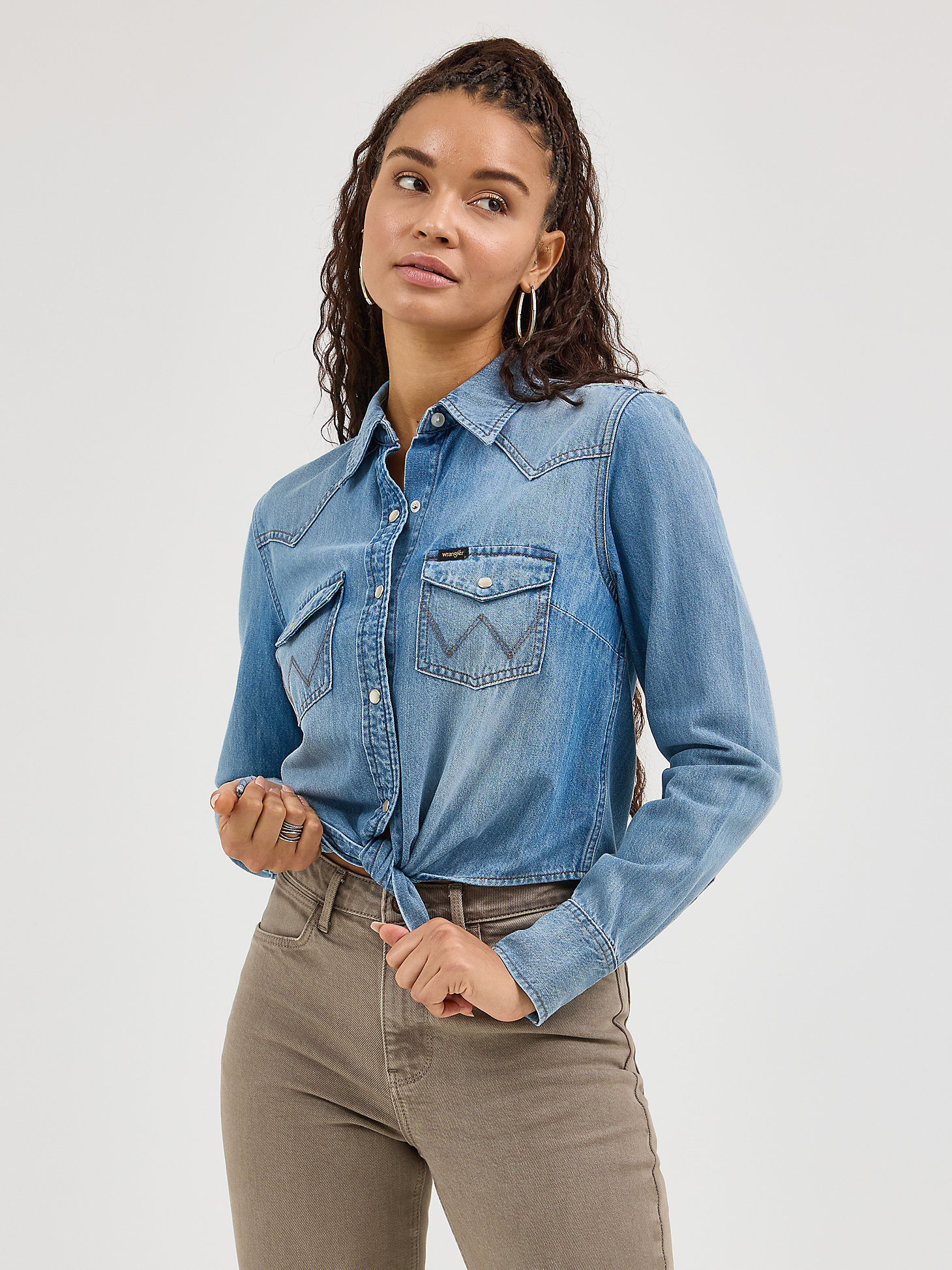 Women's Tie-Front Western Shirt | Wrangler