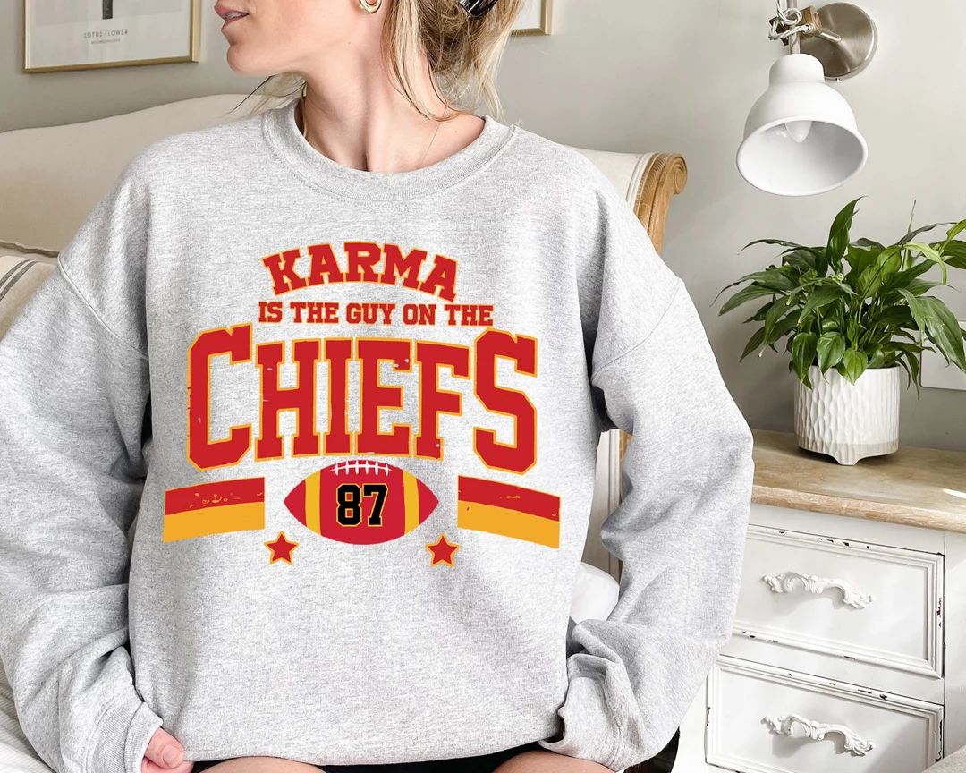 Karma is the Guy on the Chiefs Shirt Chiefs Era Shirt Kelce - Etsy | Etsy (US)