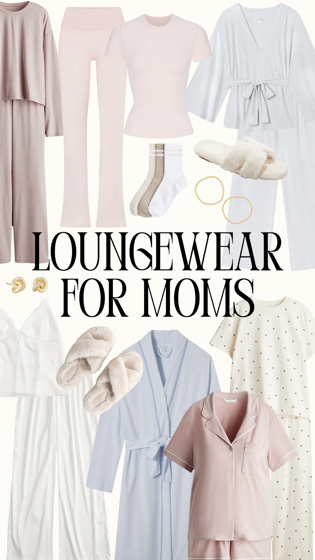 loungewear for moms 🤍 pink, blue, two piece, earrings, bracelets, robe, pajamas, silk, satin, cotton

#LTKFestival #LTKSpringSale #LTKWatchNow