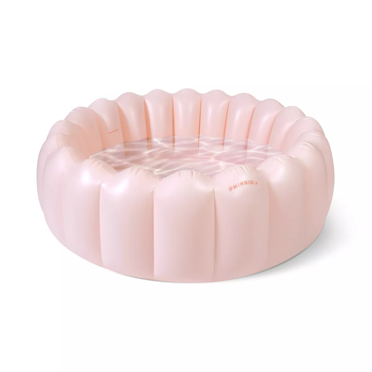 MINNIDIP Tufted Pool 125 gal Novelty Kiddie Pool - Blush: PVC Inflatable for 6+ Years | Target