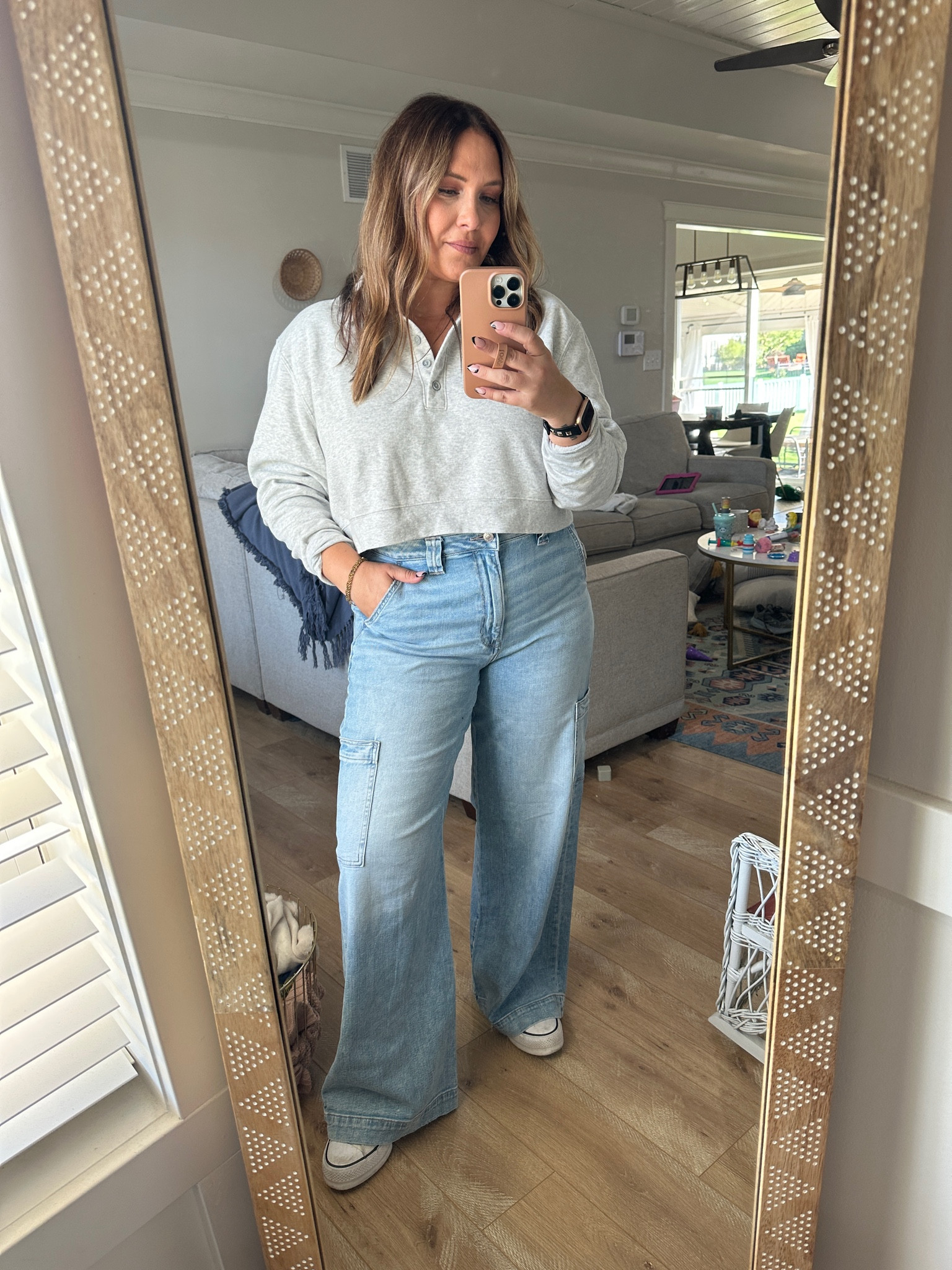 Size 12 denim-so buttery soft! Xl top

#LTKstyletip #LTKmidsize #LTKover40