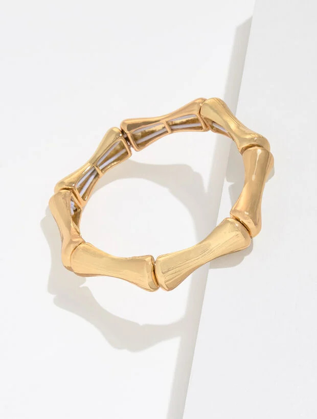Bamboo Texture Stretch Bracelet | Talbots
