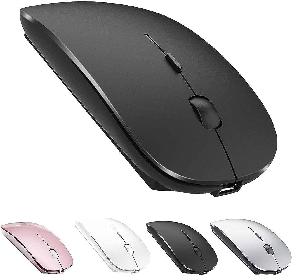Rechargeable Wireless Mouse for MacBook Pro/ Air,Bluetooth Mouse for Laptop/PC/Mac/iPad pro/Compu... | Amazon (US)
