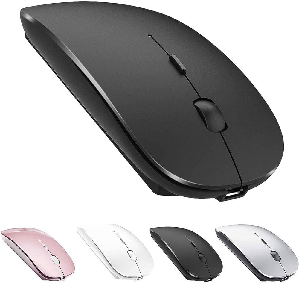Rechargeable Wireless Mouse for MacBook Pro/ Air,Bluetooth Mouse for Laptop/PC/Mac/iPad pro/Compu... | Amazon (US)