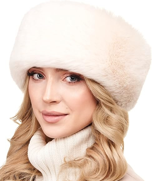 Kunstpelz-Ohrenwärmer für Damen - weicher Samtpelz - schickes Winter-Stirnband | Amazon (DE)