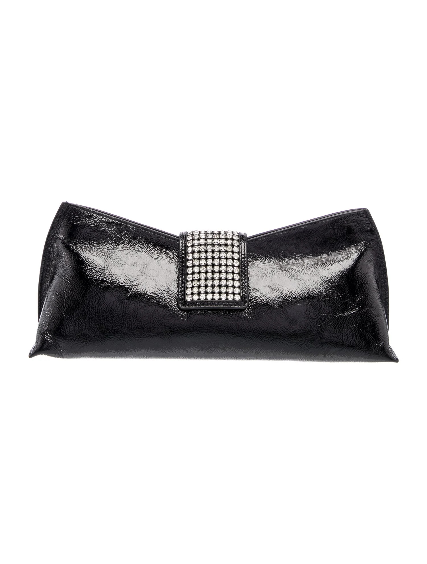 Manu Atelier Leather Clutch - Grey Clutches, Handbags - WMANU21793 | The RealReal | The RealReal