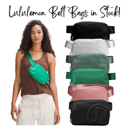 So many Lululemon belt bags in stock!! Grab them quick because they sell out fast! Under $50 and in high demand!

This new green for spring is STUNNING!!

#LTKitbag #LTKfit #LTKstyletip