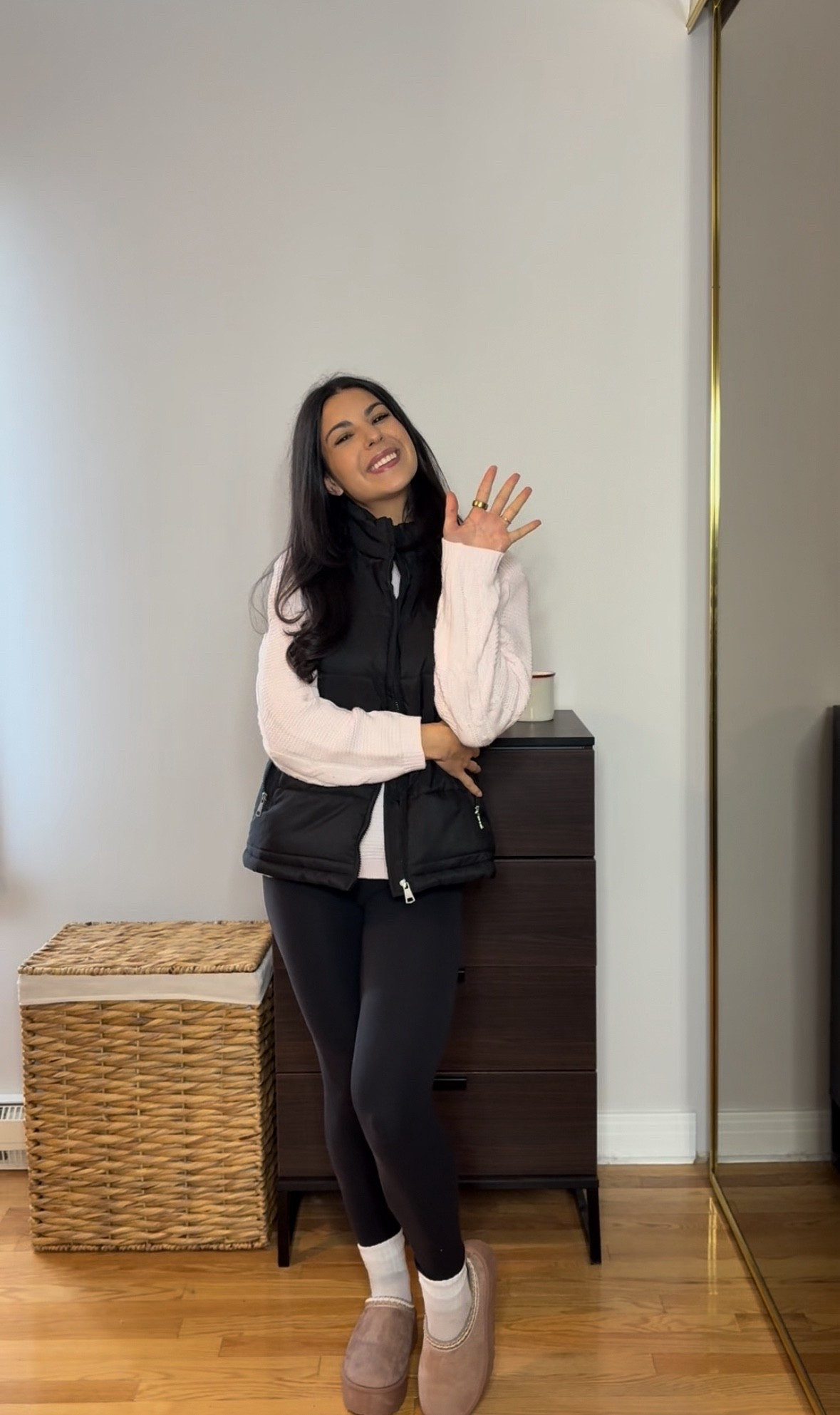 Cozy vibes only around here

Sweater & vest: SHEIN
Leggings: lulu lemon align
Shoes: SHEIN but itching for the real Ugg’s now that I know I like the style!! 

#LTKstyletip #LTKwinter #LTKcanada