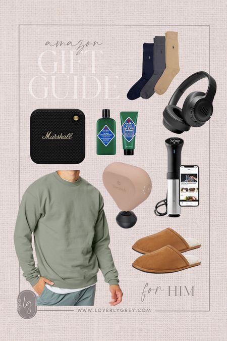 Amazon gift guide for him. Loverly Grey, holiday gift guide. 

#LTKmens #LTKGiftGuide #LTKHoliday