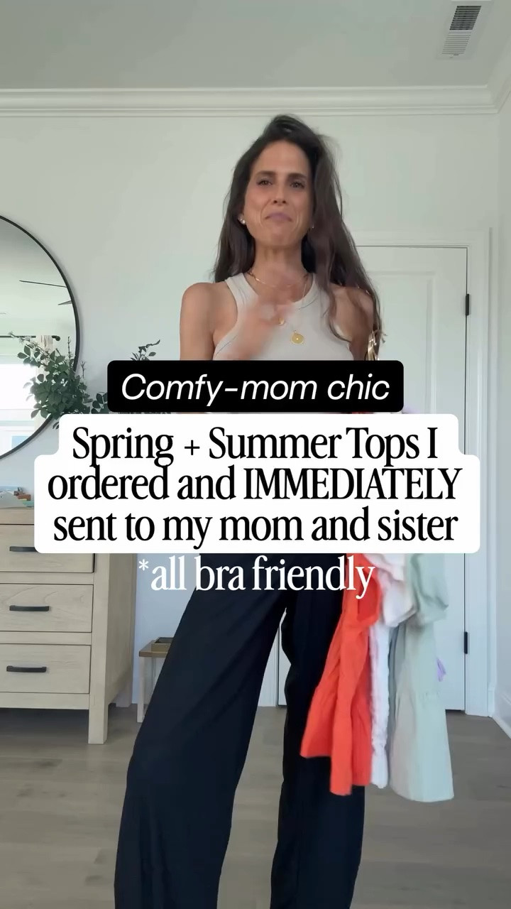 My mom and sister both immediately ordered these spring and summer tops after seeing them on me 😂 These are the easy everyday tops that make leggings, jeans, shorts, and linen pants look instantly more styled without sacrificing comfort. Think lightweight button downs, flattering tanks, elevated basics, and effortless throw-on-and-go outfits for busy moms and everyday life.

Which top is your favorite? ☀️

#summertops #amazonfashionfinds #momstyle #everydayoutfits #summerstyle

#LTKSeasonal #LTKmomlife #LTKootd