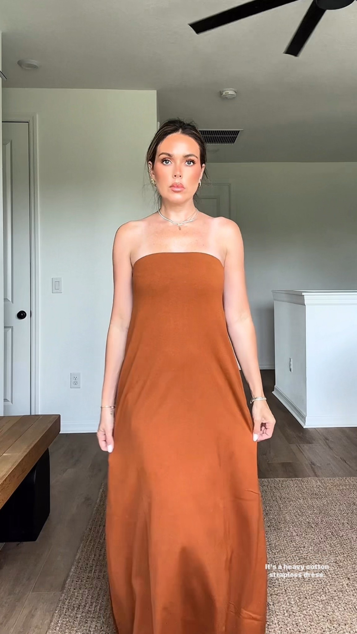 Wearing a medium (no bra). Very thick and not see through 

#LTKFindsUnder50 #LTKStyleTip #LTKU