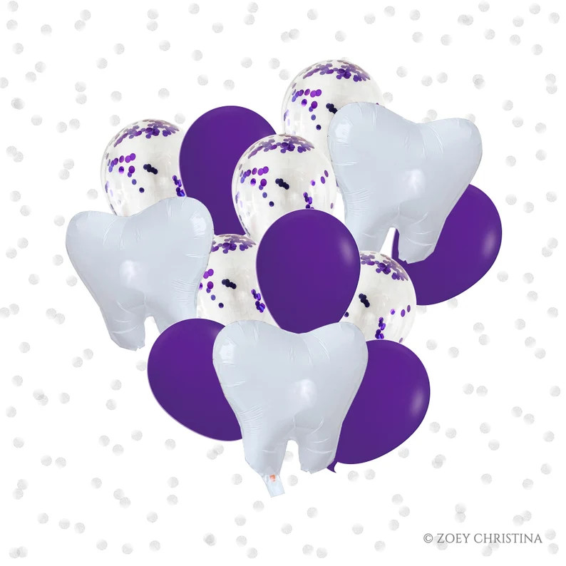Tooth Balloon bouquet decor, New Dental Student Graduation Party Decorations, Dental school Celeb... | Etsy (US)