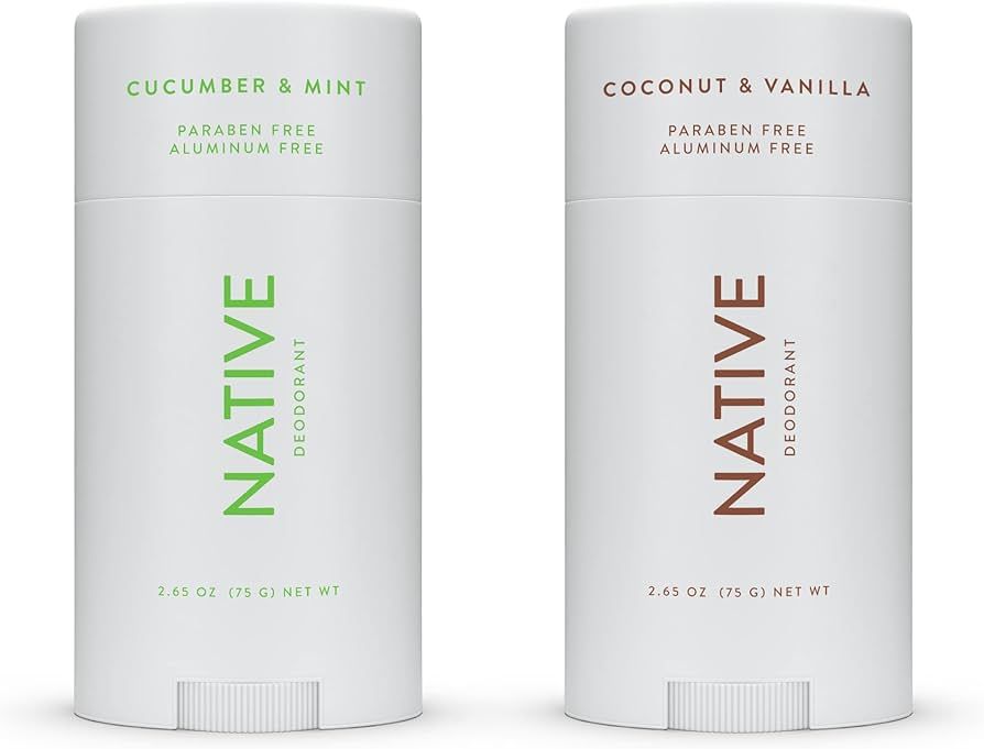 Native Deodorant | Natural Deodorant for Women and Men, Aluminum Free with Baking Soda, Probiotic... | Amazon (US)