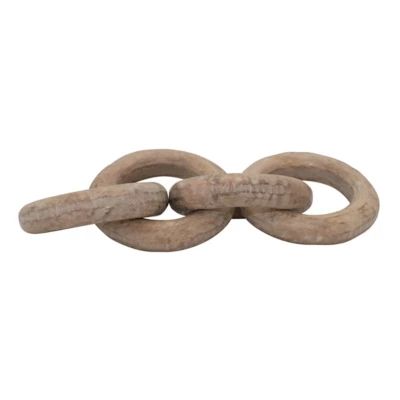 Creative Co-Op Mango Wood Chain Dcor with 4 Ring Shaped Links | Scheels