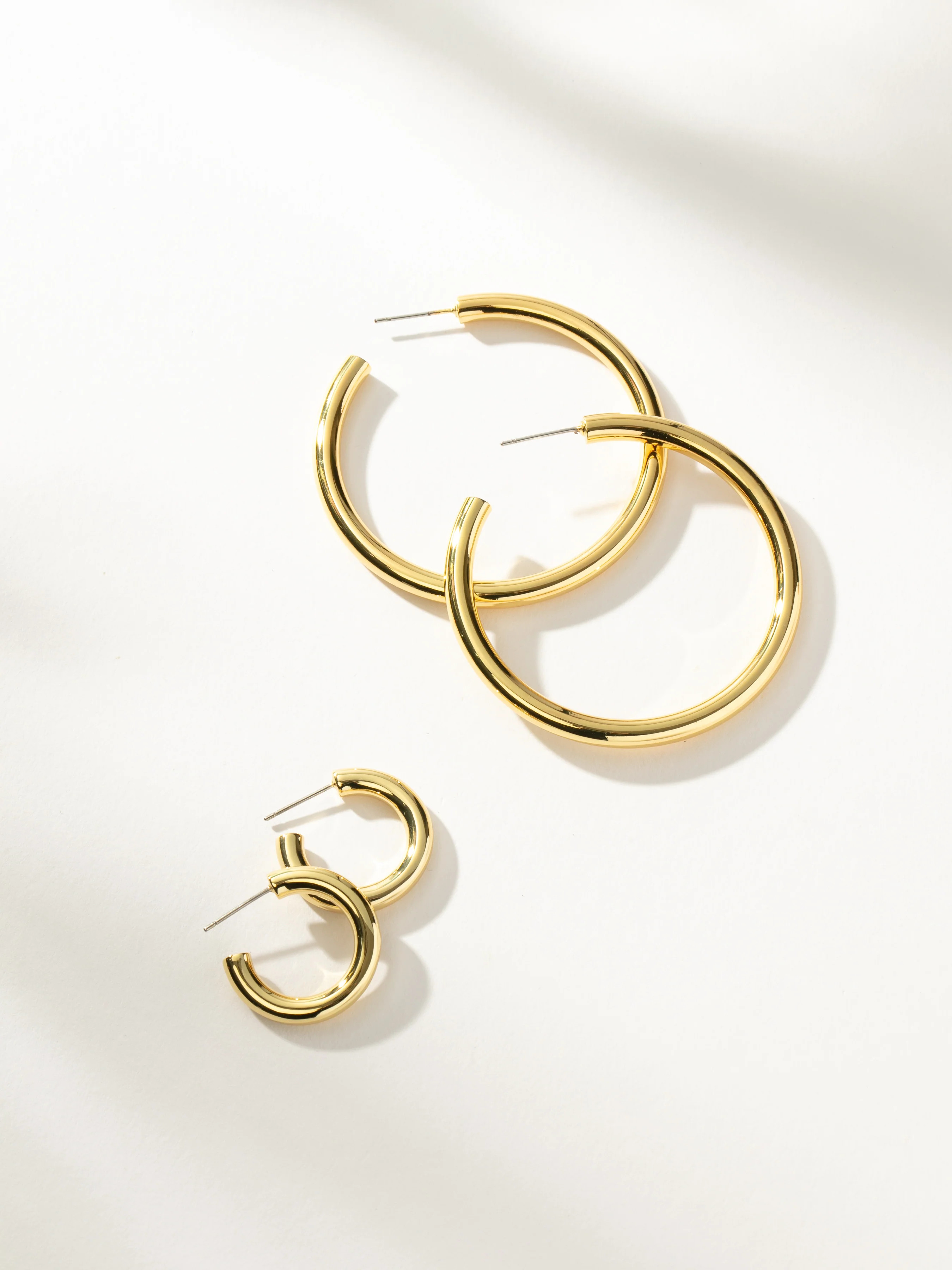 Classic Thick Gold Hoop Earrings | Statement Hoops | Uncommon James | Uncommon James