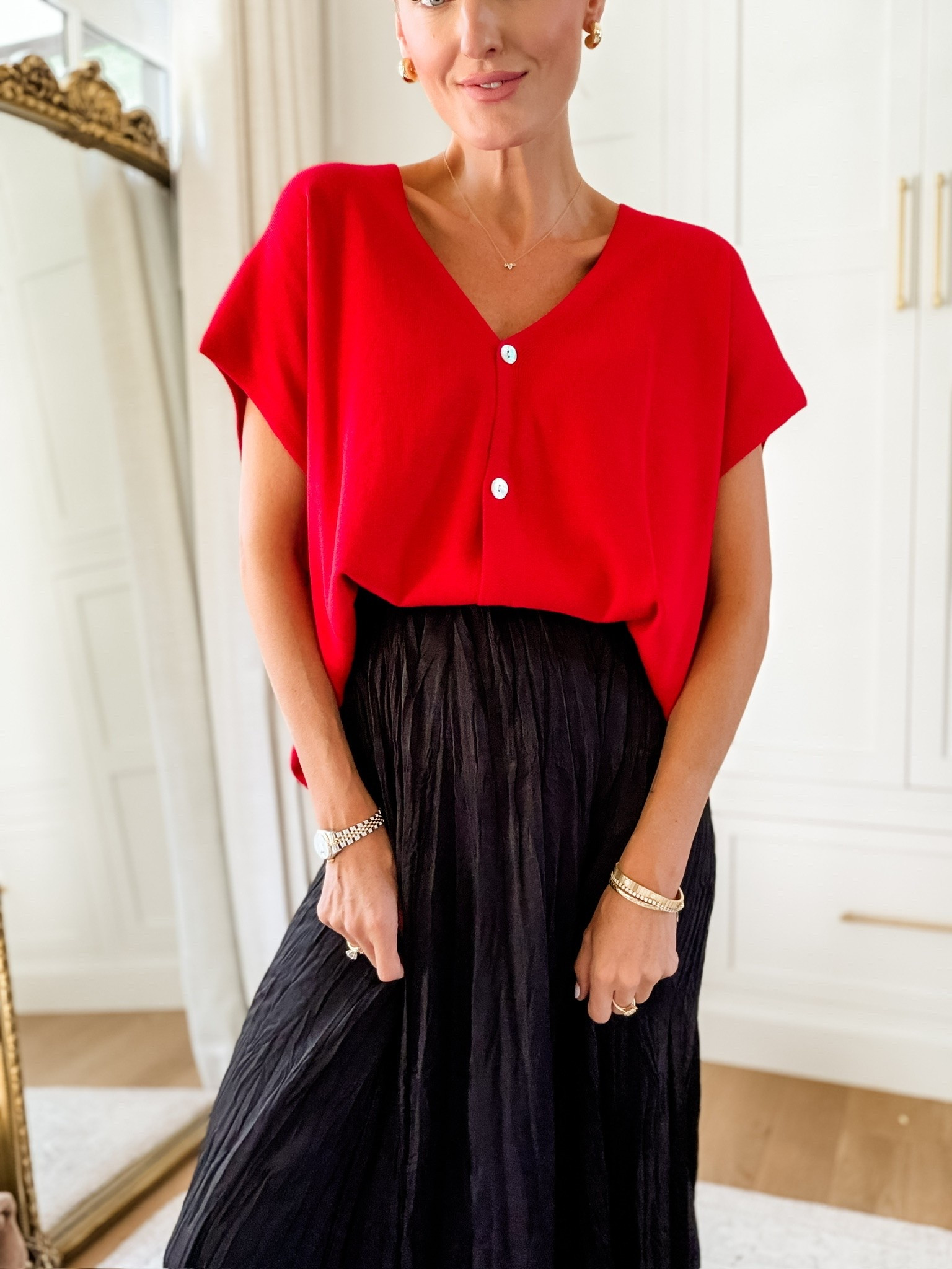 I’ve been on the hunt for red & black finds for game day! Love this short sleeve cardigan! I also got it in a black & white stripe! Wearing S!

Loverly Grey, Amazon, game day, Georgia game day, red cardigan, red sweater, black skirt, fall outfit

#LTKSeasonal