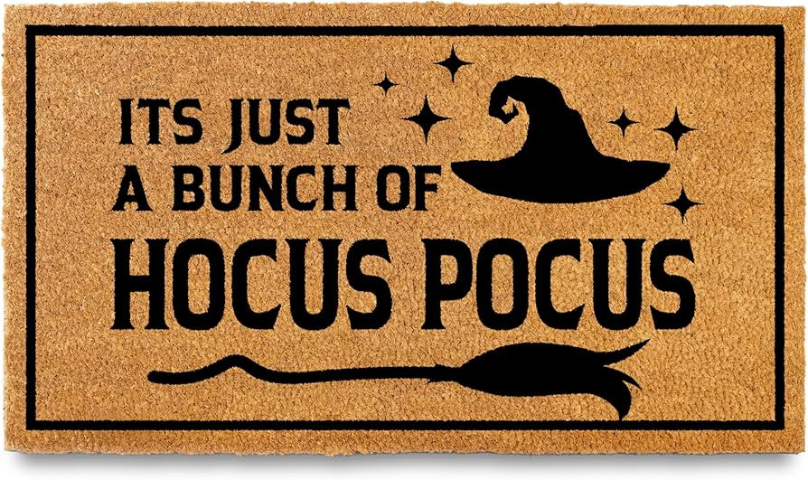 MAINEVENT Hocus Pocus Door Mat Outdoor 30x17 Inch, Hocus Pocus Doormat, Hocus Pocus Outdoor Mat, Hocus Pocus Welcome Mat, Hocus Pocus Door Mat, Hocus Pocus Mat, Hocus Pocus Floor Mat, Hocus Pocus Rug | Amazon (US)