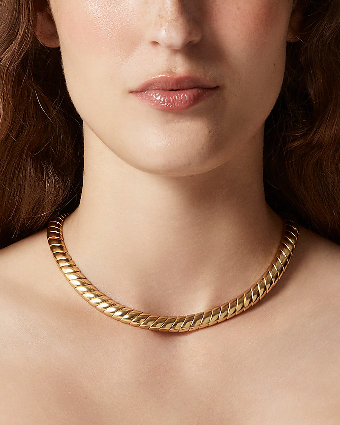 Snake chain collar necklace | J. Crew US