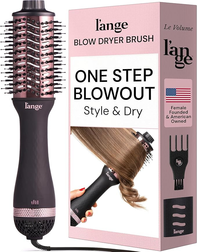 L'ANGE HAIR Le Volume 2-in-1 Titanium Blow Dryer Brush | Hot Air Brush for Hair Drying & Styling ... | Amazon (US)