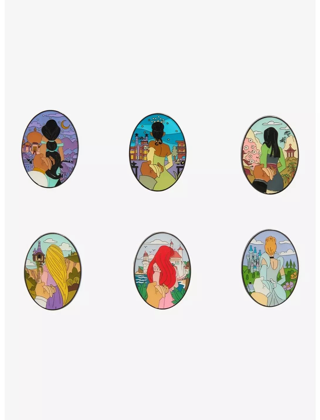 Loungefly - Disney Princess Holding Hand Enamel Pin -1 Of 6 to Collect - Styles Vary - Disney Pri... | Amazon (UK)