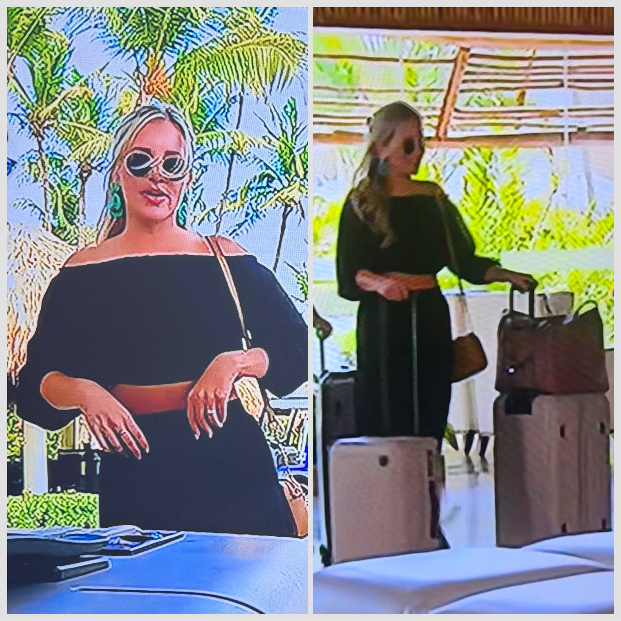 My black two piece set from the DR is out of stock but here are some similar options I’m obsessed with #loveisblindS6 #lulus