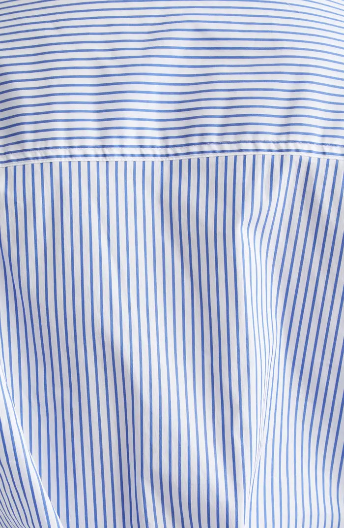 MONSE Cascade Stripe Long Sleeve Deconstructed Shirtdress | Nordstrom | Nordstrom