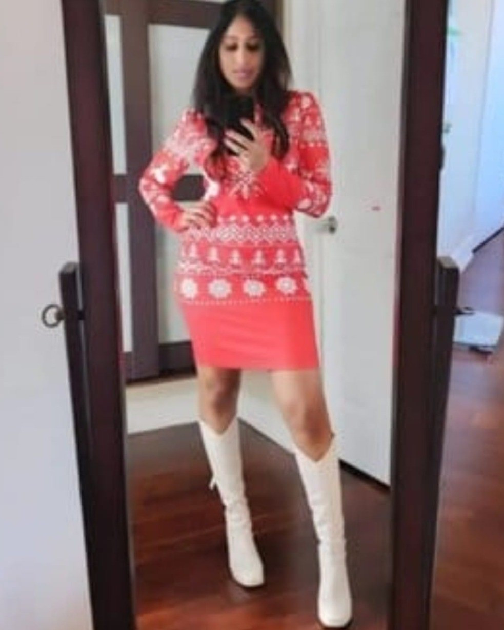 Christmas dress, holiday dress, holiday party dress, red dress, knee high boots, white boots, Holiday wear

#LTKholiday #LTKpartywear #LTKstyletip