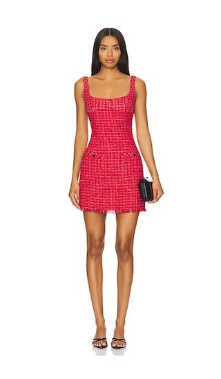 Velma Dress in Red Mini Dress | Tweed Dress | Work Wear Style | Revolve Clothing (Global)