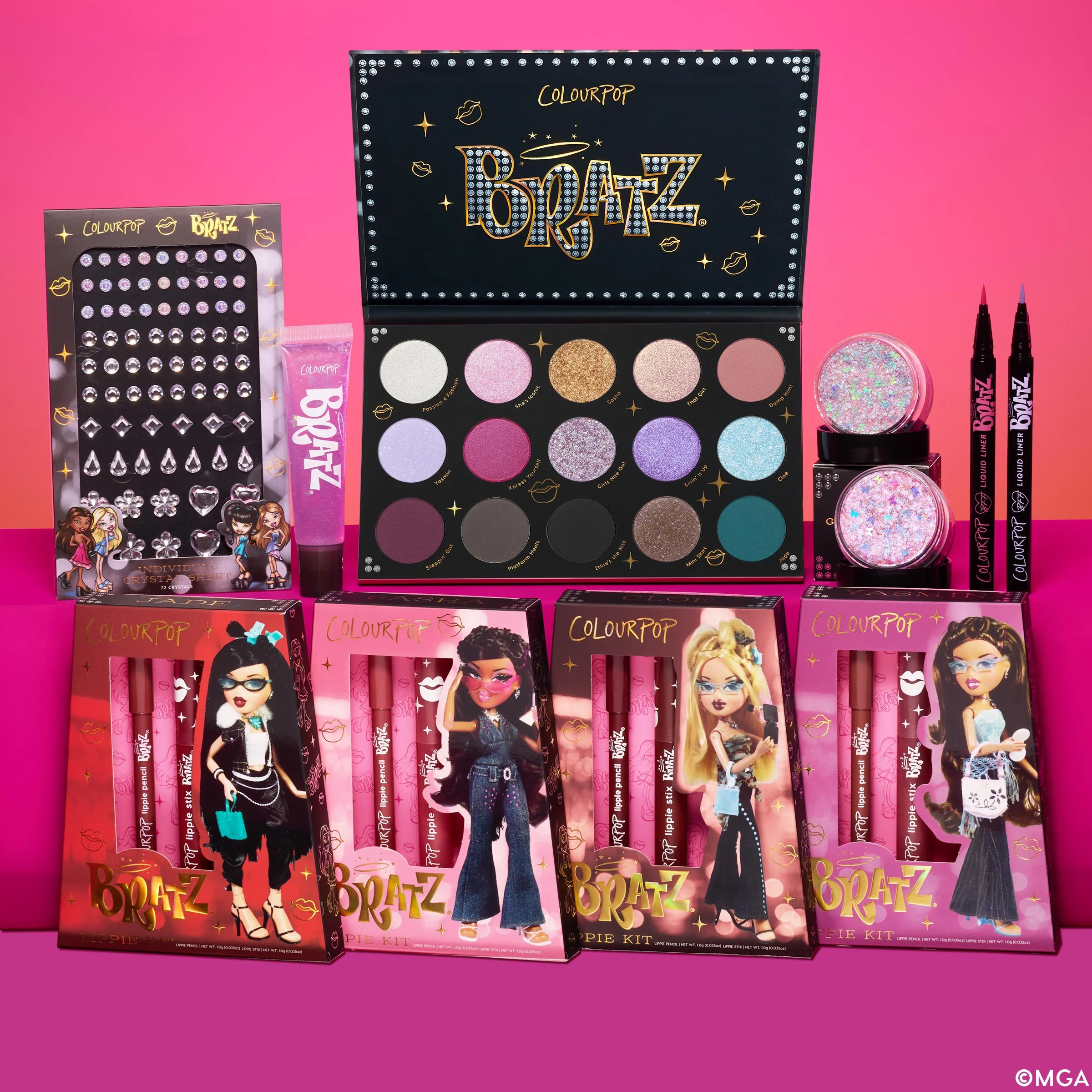 Shop Bratz x ColourPop Full Collection | Full Collection Set by ColourPop® | Colourpop