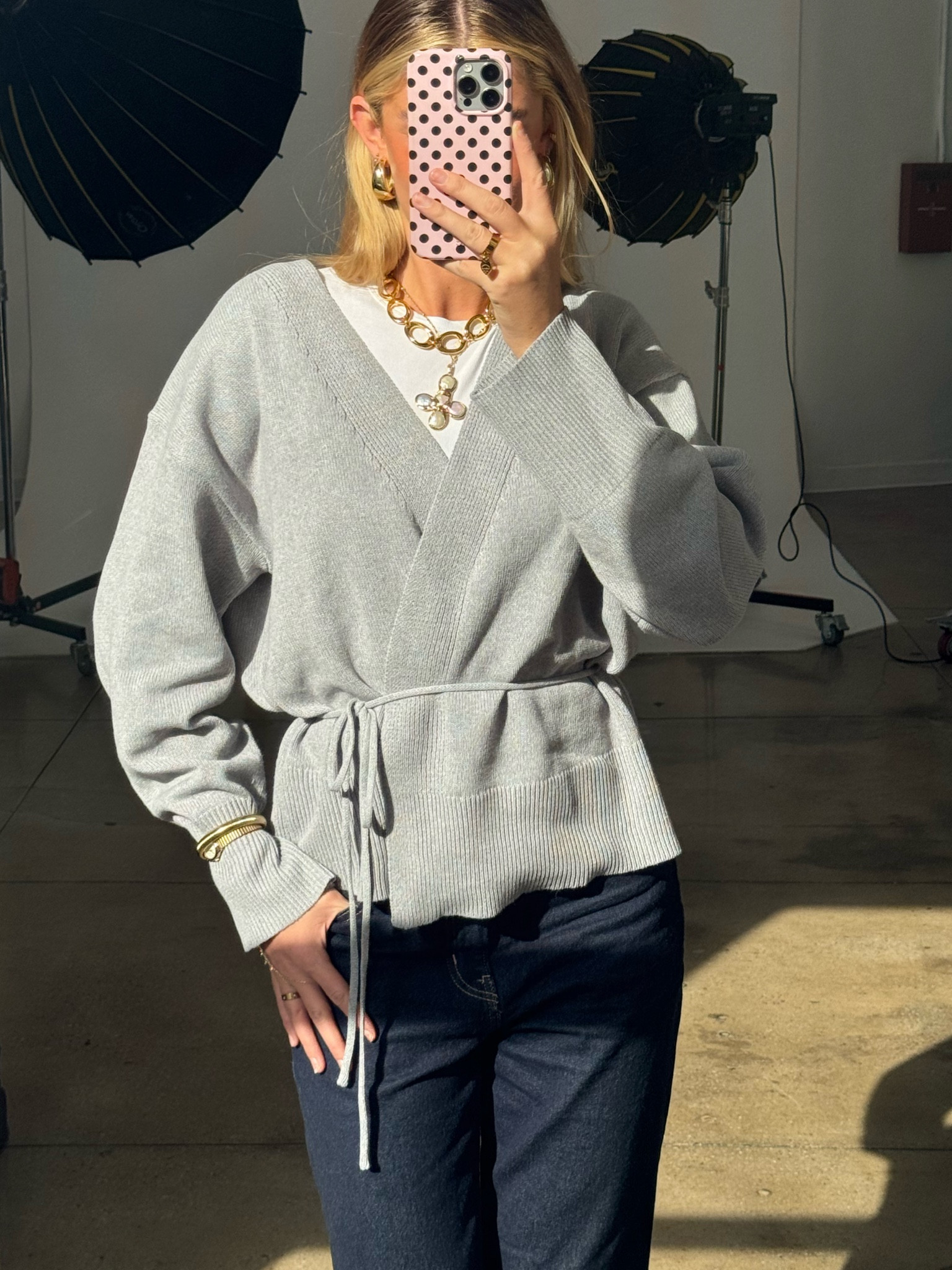 Wrap sweater top

#LTKOver40 #LTKootd #LTKSeasonal