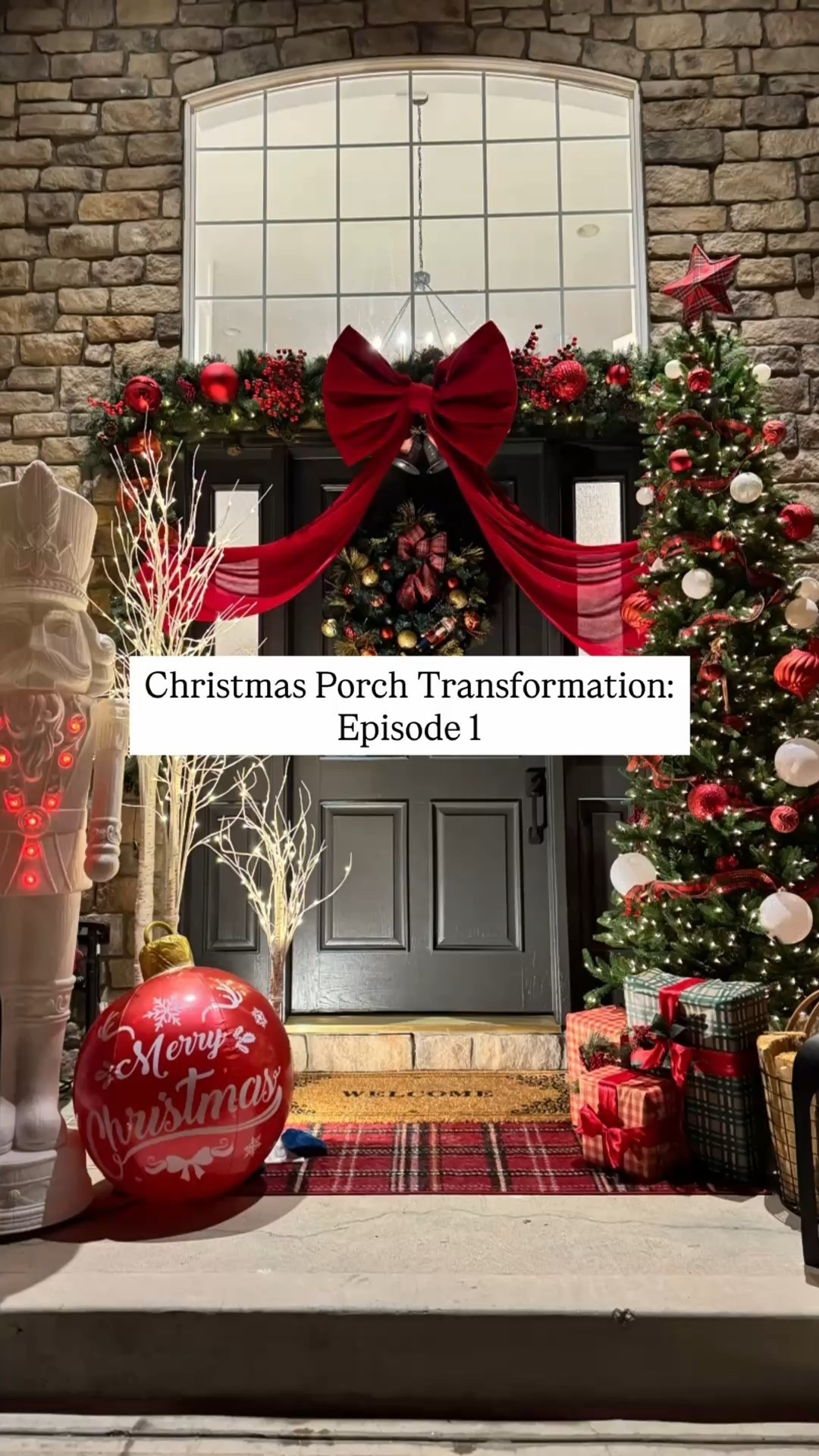Christmas front porch! 🎄❤️

#LTKGiftGuide #LTKHoliday #LTKHome