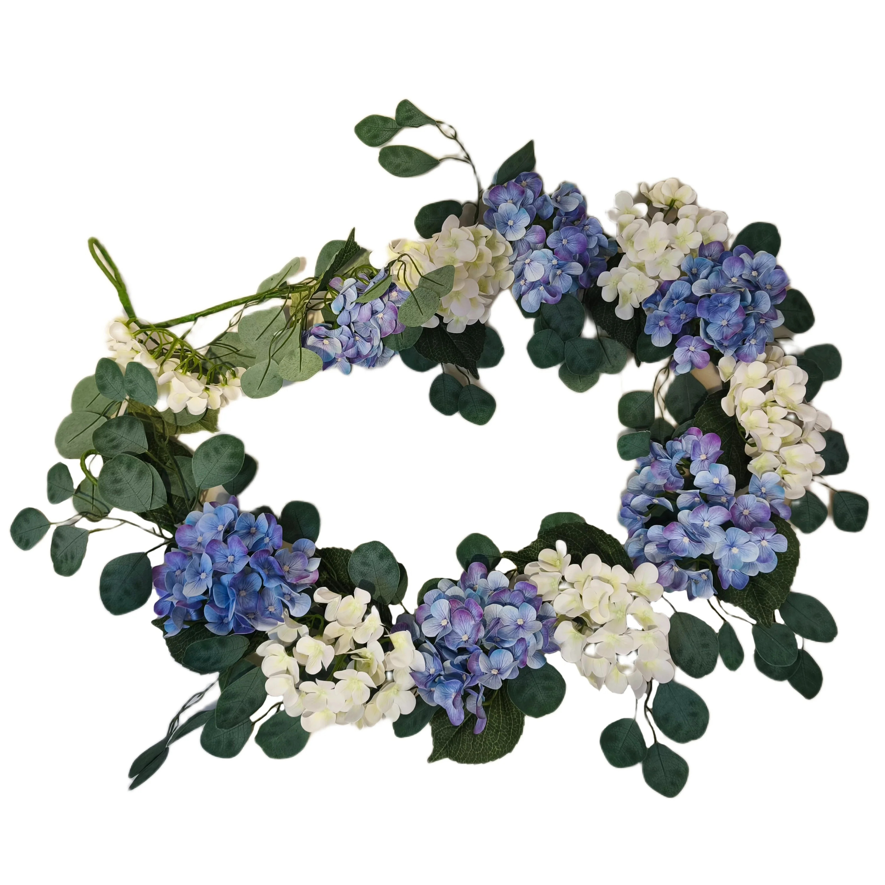 Hydrangea Garland, Blue and Cream, 6', Easter by Way To Celebrate | Walmart (US)