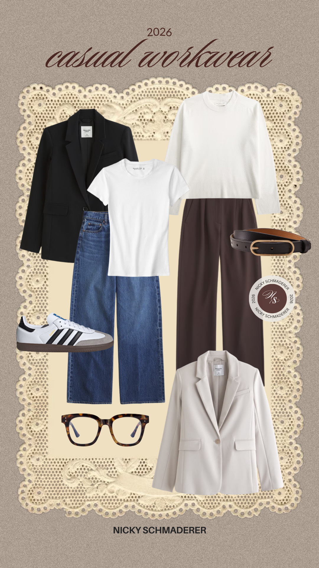 Causal workwear outfit inspiration for the new year.  

 

#LTKgrwm #LTKootd #LTKU