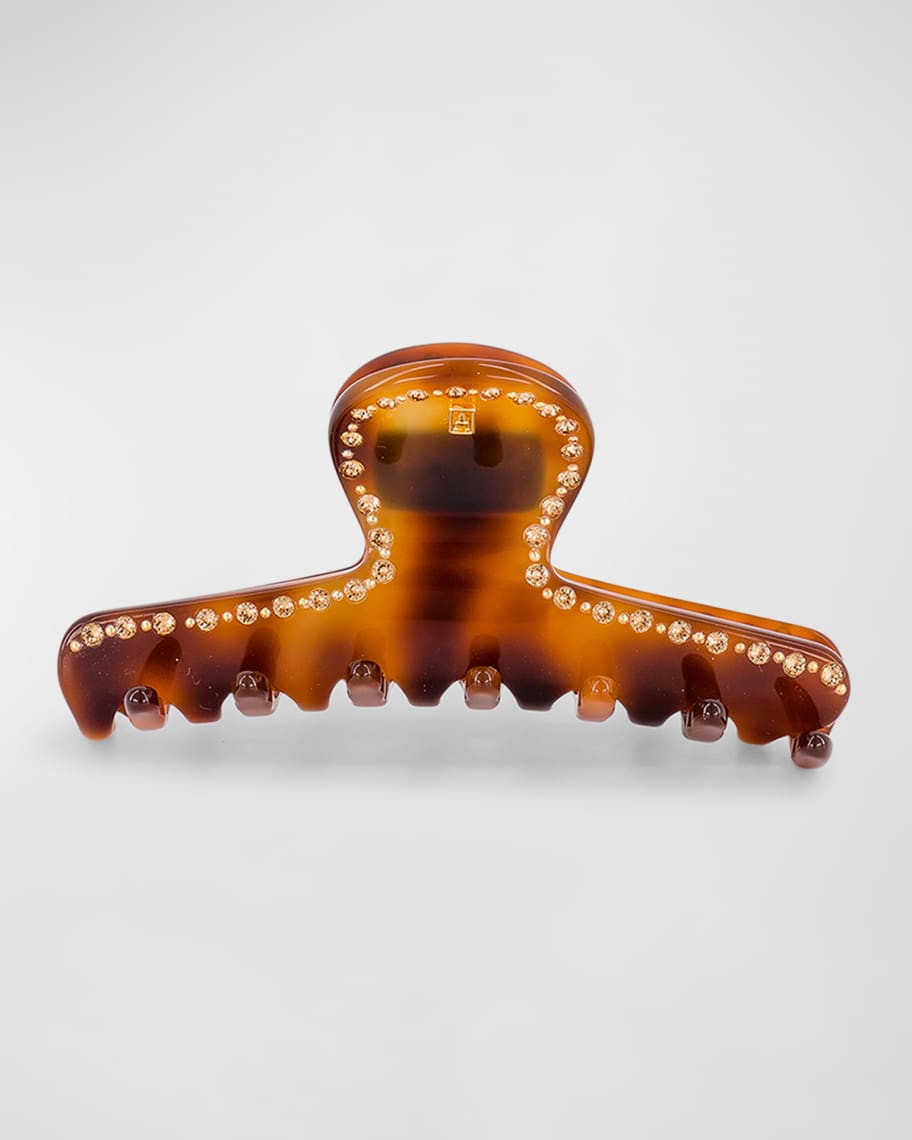 Alexandre de Paris Raspail Crystal-Embellished Claw Clip | Neiman Marcus