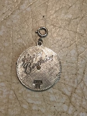 Changeable Months & Dates Calendar Charm/Pendant Happy Birthday Silver Bail | eBay US