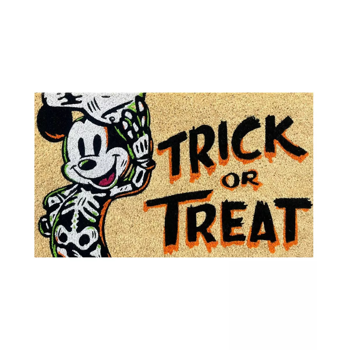 Disney's Mickey Mouse Halloween Xray Trick Or Treat Doormat | Kohl's