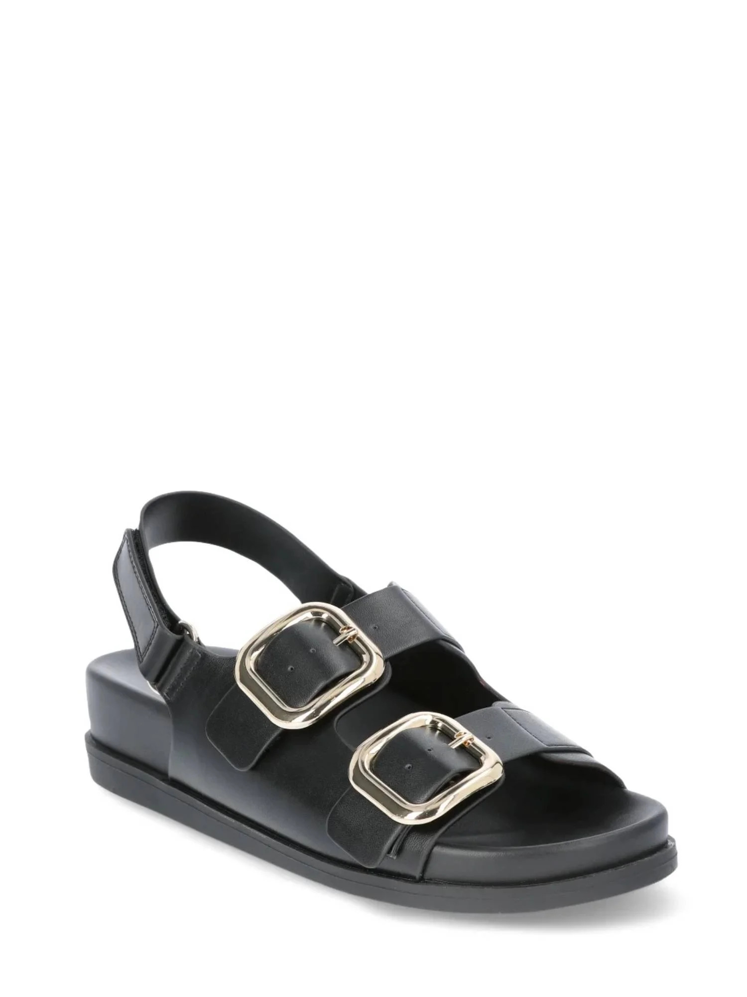 Time and Tru Women's Dad Buckle Slingback Sandals, Sizes 6-11 - Walmart.com | Walmart (US)