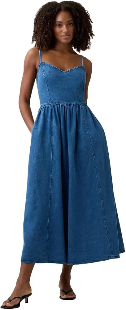 GAP Women's Sleeveless Woven Party Dress | Amazon (US)