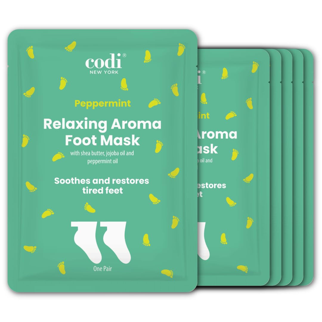 Relaxing Aroma Foot Mask 6 Pairs | Soothes & Restores Tired, Dry Feet | Hydrating Foot Treatment ... | Amazon (US)