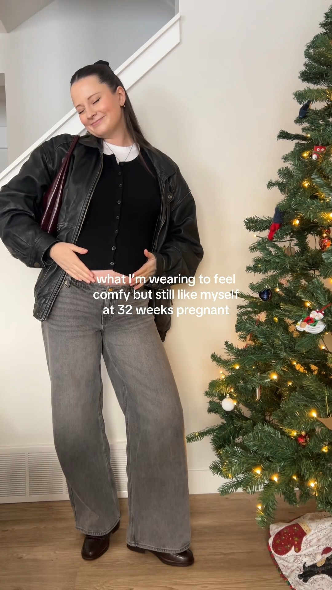 maternity outfit of the day! Bag is call it spring, jacket and shoes are thrifted

#LTKwinter #LTKcanada #LTKmaternity