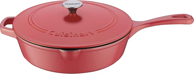 Cuisinart Cast Iron, Peony Pink, 12", Chicken Fryer | Amazon (US)